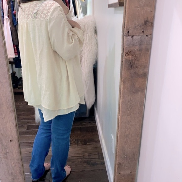 Style & Co ivory color lace top size 3X - Picture 4 of 7